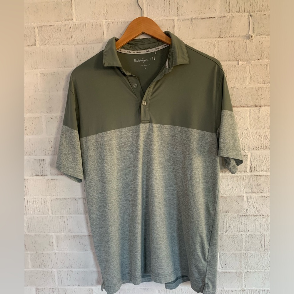 Walter Hagen Green Men Polo Size Medium